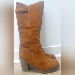 Boots borwn boots y2k style heeled boots